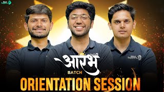 Live Orientation Session  AARAMBH Batch 🔥  Class 10th Indias Most Powerful Batch  Next Toppers [upl. by Caye]