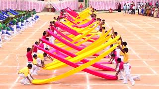 Saree drill  sports day celebration [upl. by Lotson]