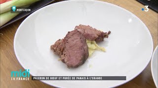 Paleron de boeuf et purée de panais à lorange [upl. by Sedrul]