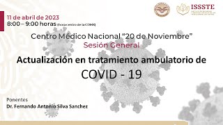 Actualización en tratamiento ambulatorio de COVID  19 [upl. by Neehsar]