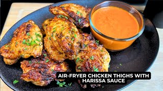 Flavorful and Healthy Chicken with Harissa Sauce  Baked or AirFried [upl. by Aibonez]