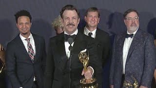 Emmys 2022 Ted Lasso Winners Interview [upl. by Ittap]