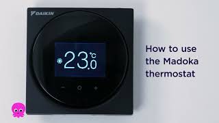 How to use your Daikin heat pump thermostat [upl. by Katzman614]