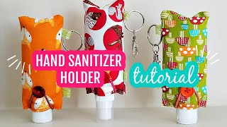 DIY Hand Sanitizer Holder handsanitizerholder handgelpouch [upl. by Trenna177]