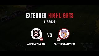 🔴⚫️ ArmyTV  Extended Highlights  U20s Armadale SC vs Perth Glory FC  Round 15 NPLWA 672024 🔴⚫️ [upl. by Tihw650]