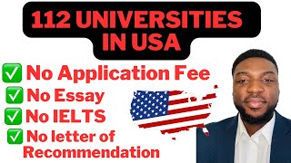 HOW to SEARCH for Universities in USA with NO Application FEE [upl. by Gavini]