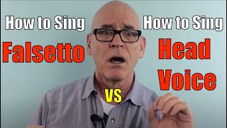 How to Sing Falsetto vs How to Sing Head Voice [upl. by Adnwahsal867]