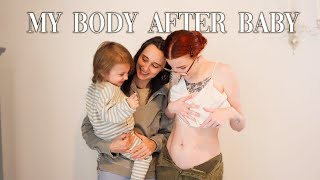 WHAT MY BODY LOOKS LIKE AFTER HAVING A BABY csection at 42 weeks pregnant 2 years later [upl. by Victor]