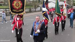 Pride Of Knockmore  ABOD Easter Monday Parade  Enniskillen 010424 4K [upl. by Akcired]