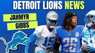 Detroit Lions Injury News On Jahmyr Gibbs Terrion Arnold Ennis Rakestraw and Jameson Williams [upl. by Joannes844]