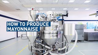 How to Produce Mayonnaise  FrymaKoruma MaxxD  Food High Shear Emulsifier [upl. by Auqemahs]