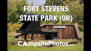 Fort Stevens State Park Oregon Campsite Photos [upl. by Ayotel]