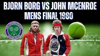 BJORN BORG VS JOHN MCENROE  1980 MENS WIMBLEDON FINAL [upl. by Willy]