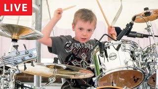 Drumming PRODIGY Reveals JawDropping LIVE Performance [upl. by Arutek993]