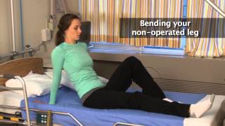 How to get out of bed after hip replacement surgery [upl. by Adnaugal]