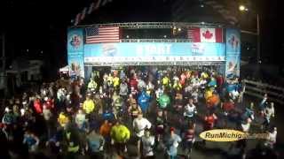 Wave One Start of the 2014 Detroit Marathon [upl. by Jeremie]