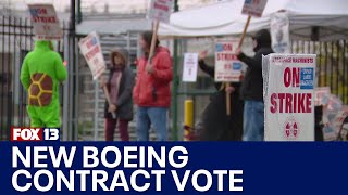 Boeing machinists to vote on new contract Monday  FOX 13 Seattle [upl. by Wulf490]