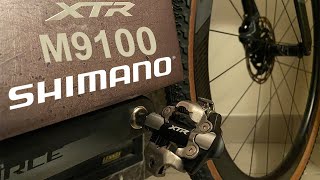 SHIMANO XTR M9100 PEDALS  FIRST LOOK [upl. by Alonso]