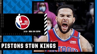 Pistons stun Kings with 4thQuarter Comeback  NBA on ESPN [upl. by Goldman]