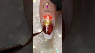 Autumn Nails l EASY FALL NAIL ART IDEAS 2024 nails nailart diynails  Cute Nails [upl. by Joselyn]