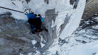 Eiger at Home 360° Challenge  Part 1  Hinterstoisser Traverse [upl. by Edris]