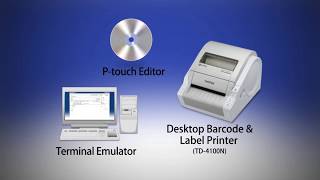 Print labels easily with Ptouch Template tool of Brother Professional Label Printer [upl. by Raman246]