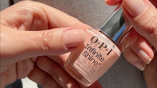 First Impression OPI Infinite Shine quotPassionquot [upl. by Yesllek341]