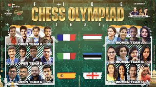 FIDE Chess Olympiad 2022 Day 4 [upl. by Corvese]