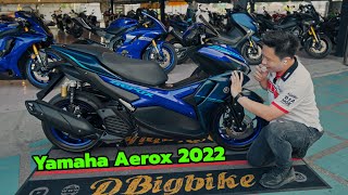 รีวิว Yamaha AEROX 155 โฉม2022 แบบละเอียด  ลอง Top Speed [upl. by Arodasi]