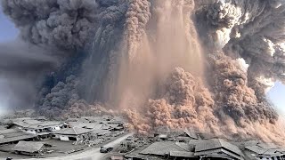 Just Now Eruption of MOUNT MARAPI not Merapi West Sumatra Indonesia Volcano Marapi eruption [upl. by Menzies14]