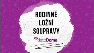 Rodinné ložní soupravy decoDoma recenze [upl. by Lock324]