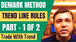 How To Trade In Stocks Using Demark Trend line Trading Strategy  Part 1 [upl. by Atteuqcaj]