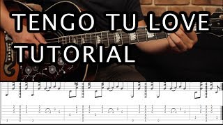 Como tocar quotTengo Tu Lovequot de Sie7e  Tutorial Guitarra Acordes HD [upl. by Eseneg]