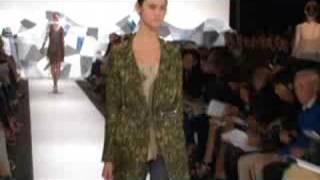 Vera Wang Spring 2009 runway show MercedesBenz Fashion Week [upl. by Blaine]