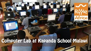 Computer Lab Malawi  IT Schools Africa and Ripple Africa [upl. by Cornew616]