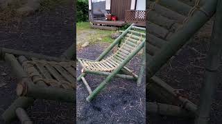 Bamboo chair bamboo diy hammocks [upl. by Girvin]