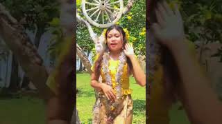 Myanmar New Year song Burmese Girl Burmese Traveling and Culture Nyanaloka [upl. by Talya]