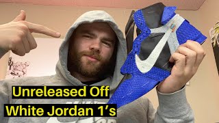 How To Make Off White Jordans Unreleased Shoe [upl. by Gnak]