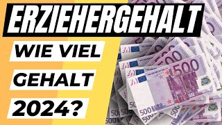 ERZIEHERGEHALT 2024  Wie viel verdient man als Erzieher oder Erzieherin  ERZIEHERKANAL [upl. by Aisayn]