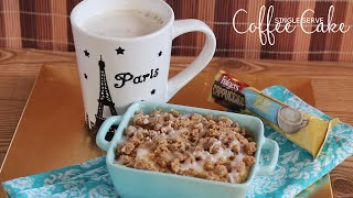 Single Serve Coffee Cake  SugarStilettosStyle [upl. by Gaskin]