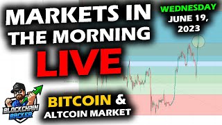 MARKETS in the MORNING 6192024 Bitcoin 65100 Altcoins Hold Ethereum SEC DXY 105 Gold 2328 [upl. by Ahseral]