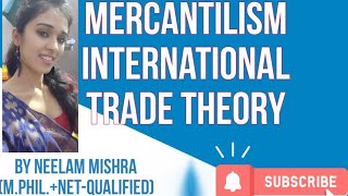 Mercantilism International trade theory [upl. by Llenaej]