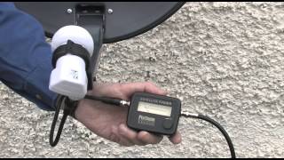 Using a SatFinder satellite meter to align your dish [upl. by Alison454]