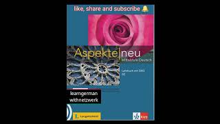 Aspekte neu B2 Lehrbuch Audio23 k5 Modul2F2blearndeutschgermanlearngermanytvideoshort [upl. by Sass]