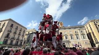 Castellers de Barcelona 9 de 7  Mercè Colles Locals [upl. by O'Hara]