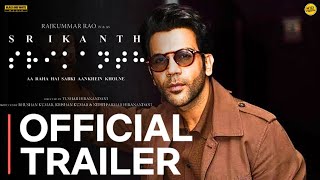 SRIKANTH TRAILER  Rajkumar Rao  Aalaya F  Shared Kelkar  Srikanth Movie Trailer  srikanth [upl. by Nalced842]