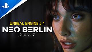 NEO BERLIN 2087 New Gameplay  ULTRA REALISTIC CYBERPUNK Game in Unreal Engine 5 coming to PS5 [upl. by Jelle]