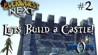 EverQuest Next Landmark  Building a Castle [upl. by Sevart]