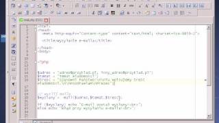 40 Wysyłanie emaila w PHP [upl. by Cychosz]