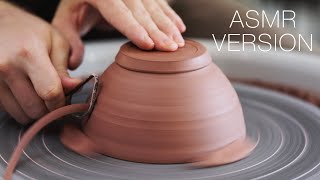 Throwing and Turning a Pottery Bowl with Crosssections — ASMR Version [upl. by Cristin]